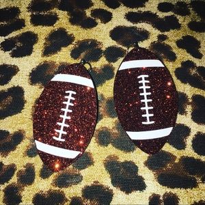 Football earrings